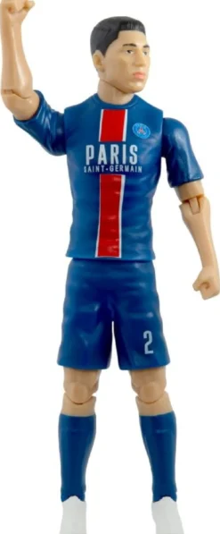 Achraf Hakimi Paris Saint-Germain – Actiefiguur Voetballer (20 cm)