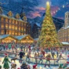 A Cosy Christmas & Skating Around the Christmas Tree Puzzel (2x1000 stukjes)