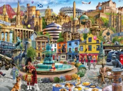 Adrian Chesterman - A Day Out in Edinburgh Puzzel (1000 stukjes)