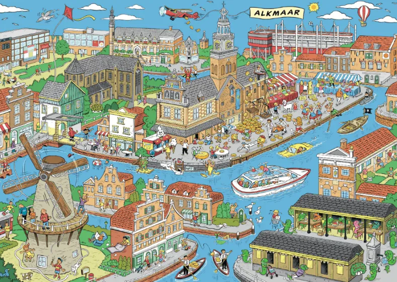 Alkmaar Puzzel (1000 stukjes)