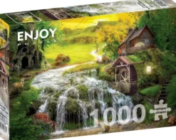 A Log Cabin by the Magic Creek Puzzel (1000 stukjes)
