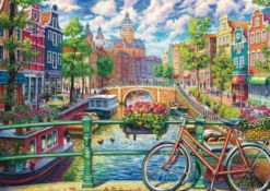 Amsterdam Canal Puzzel (1000 stukjes)