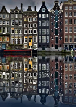 Amsterdam Houses Puzzel (1000 stukjes)