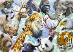 Animal Heads Puzzel (500 stukjes)