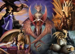 Anne Stokes Dragon Fellowship Puzzel (1000 stukjes)