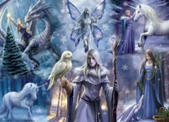 Anne Stokes - Winter Fantasy Puzzel (1000 stukjes)