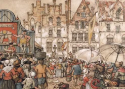 Anton Pieck - Raad en Wijnhuis Puzzel (1000 stukjes)