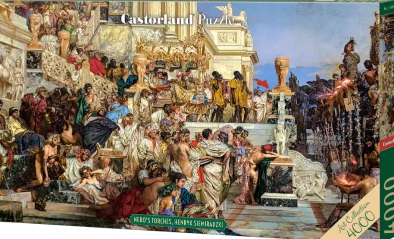 Art Collection - The Torches of Nero Henryk Siemiradzki Puzzel (4000 stukjes)