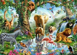 Avonturen in de Jungle Puzzel (1000 stukjes)