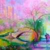 A Walk In A City Park Puzzel (1000 stukjes)