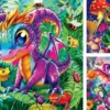 Baby Garden Dragons Puzzel (3x49 stukjes)
