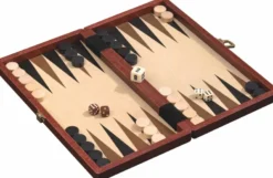 Backgammon Houten Koffer - Bruin