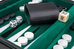 Backgammon - Magnetisch Reiskoffef Alonnisos met Handvat