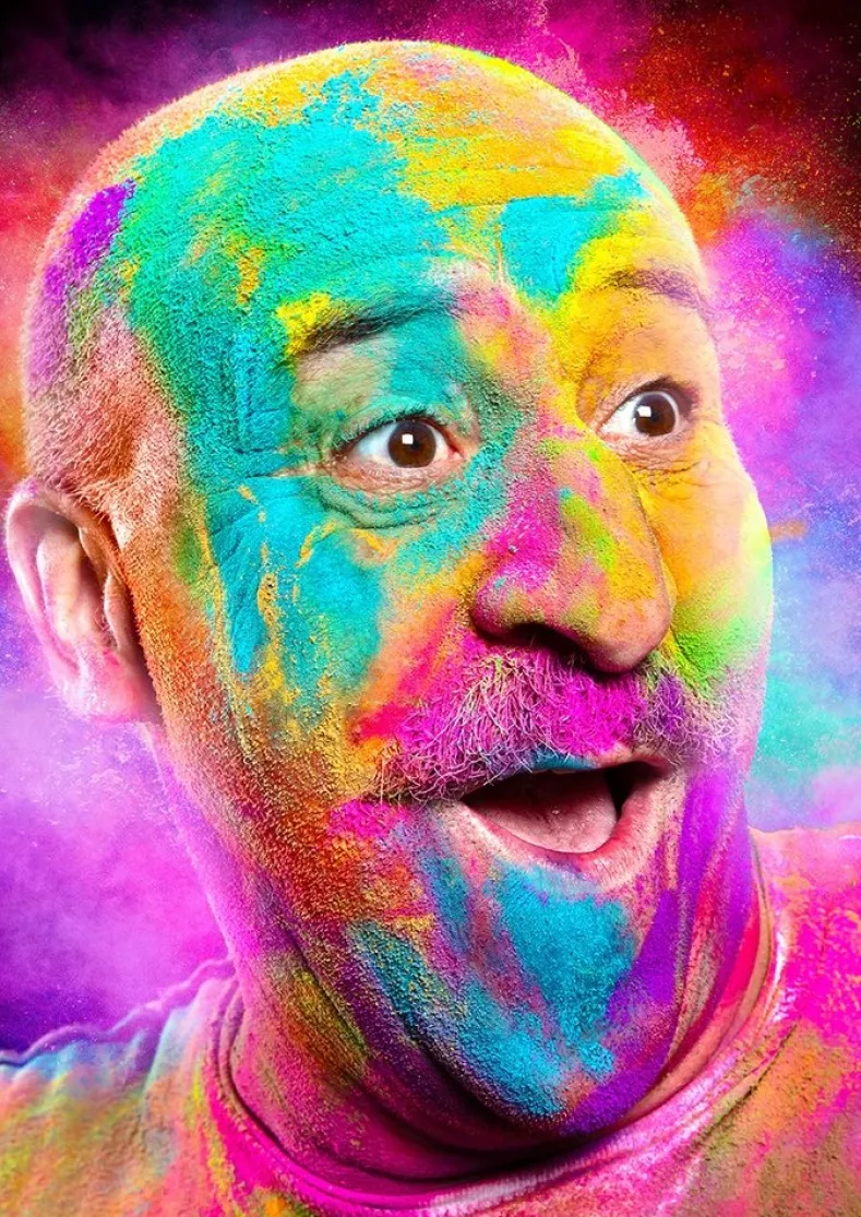 Bald Man Laughing Puzzel (1000 stukjes)