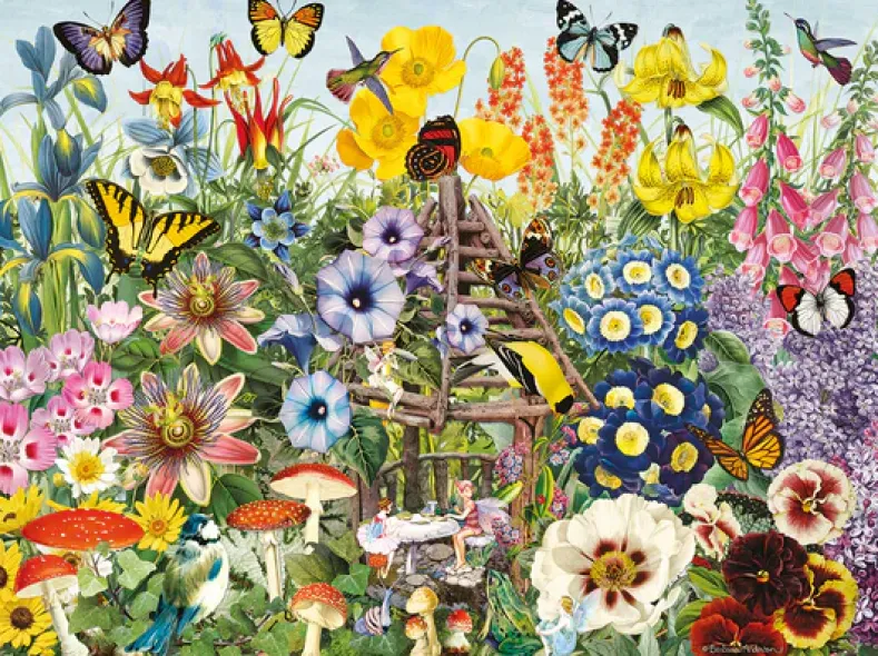 Barbara Anderson - Fairy Garden Puzzel (1000 stukjes)