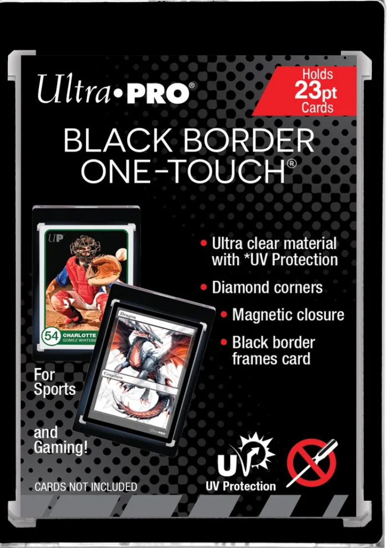 Black Border One-Touch Magnetic Holder