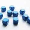 Blanco Dobbelstenen 16mm - Blauw (10 stuks)
