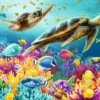 Blauwe Onderwaterwereld Puzzel (1000 stukjes)