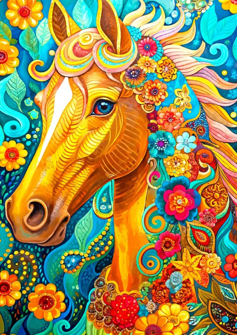 Blooming Mane Puzzel (1000 stukjes)