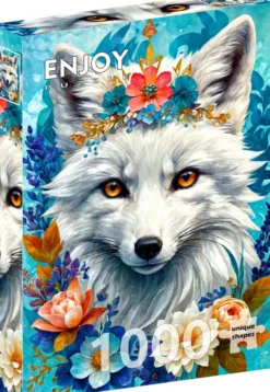 Blooming Snow Fox Puzzel (1000 stukjes)