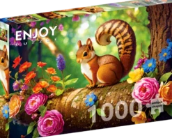 Blossom Squirrel Puzzel (1000 stukjes)