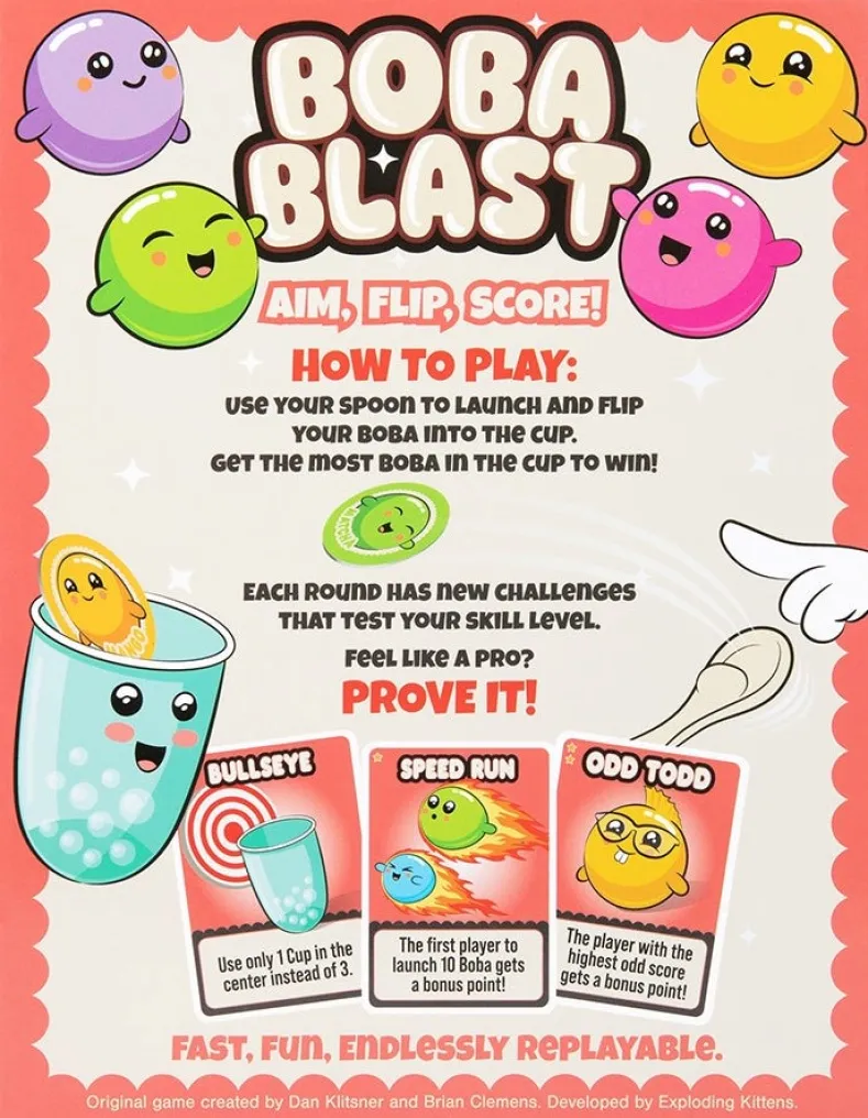 Boba Blast - Party game