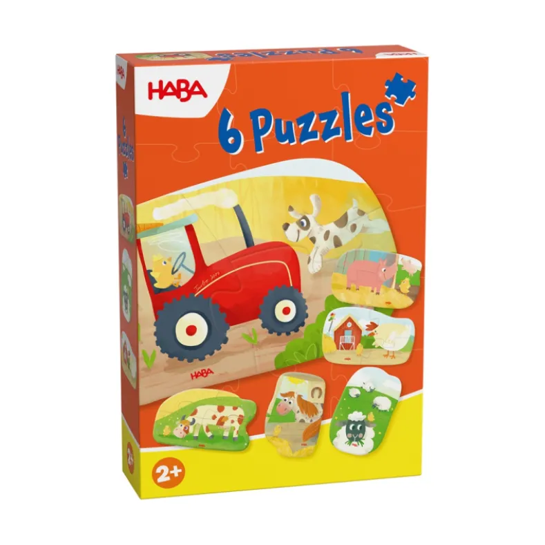 Boerderij Puzzel (2, 3 en 4 stukjes)