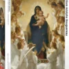 Bourguereau - Virgin with Angels Puzzel (1000 stukjes)