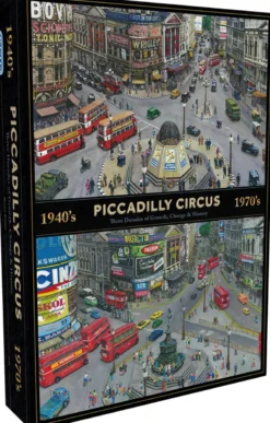 Bryan Evans - Through the Decades - Piccadilly Circus Puzzel (1000 stukjes)