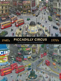 Bryan Evans - Through the Decades - Piccadilly Circus Puzzel (1000 stukjes)