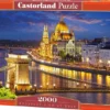 Budapest view at dusk Puzzel (2000 stukjes)
