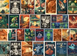 Buitenaardse Posters Puzzel (1000 stukjes)