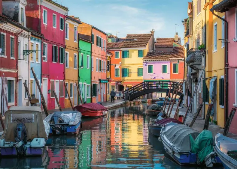 Burano - Italië Puzzel (1000 stukjes)