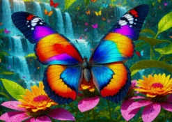 Butterfly in the Forest Puzzel (1000 stukjes)
