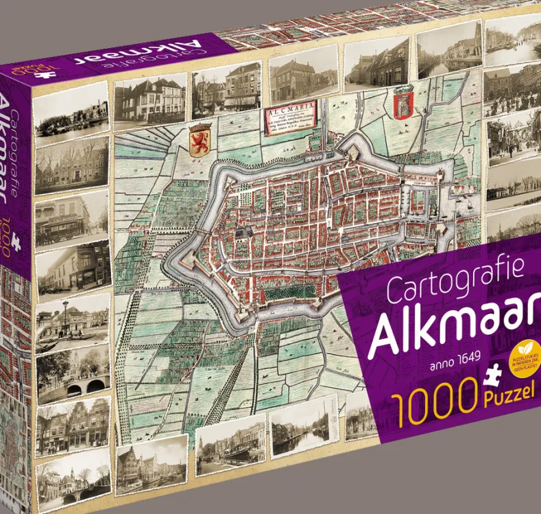 Cartografie Alkmaar Puzzel (1000 stukjes)