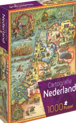 Cartografie Nederland (1000 stukjes)