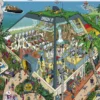 Cartoon - Beauty Centre Puzzel (1000 stukjes)