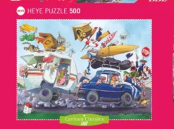 Cartoon Classic - Off on Holiday Puzzel (500 stukjes)