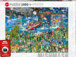 Cartoon - Movie History Puzzel (2000 stukjes)