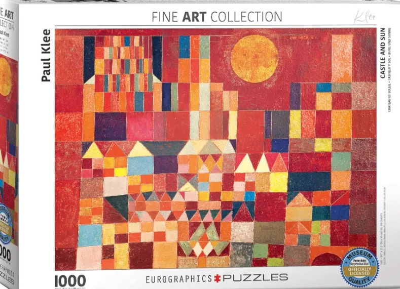 Castle and Sun - Paul Klee Puzzel (1000 stukjes)