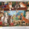 Cats by Aquarium Puzzel (1000 stukjes)