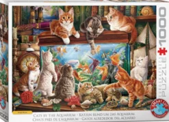Cats by Aquarium Puzzel (1000 stukjes)