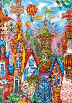 Charming Village - Blue Gate Puzzel (500 stukjes)