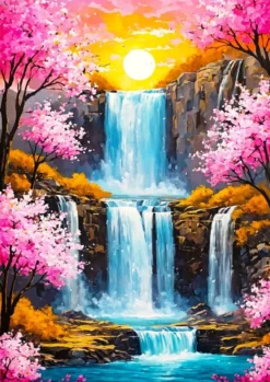Cherry Waterfall Puzzel (1000 stukjes)