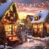 Christmas House Puzzel (1000 stukjes)