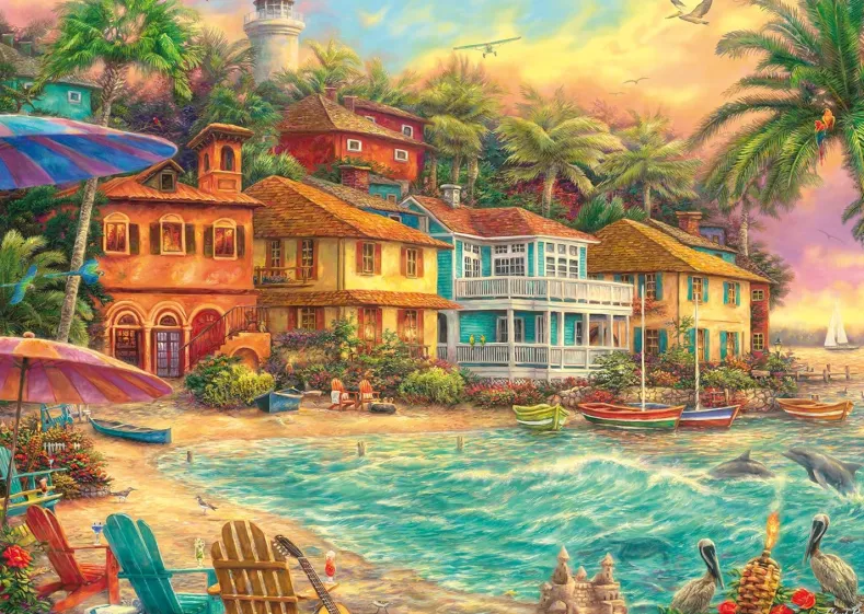 Chuck Pirson - Island Life Puzzel (1000 stukjes)