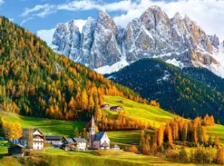 Church of St. Magdalena, Dolomites Puzzel (2000 stukjes)