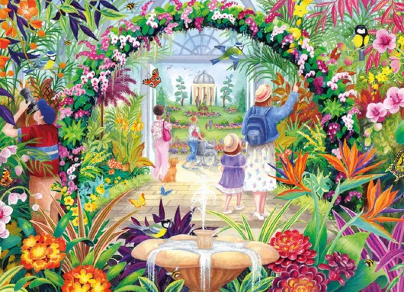 Claire Comerford - Botanical Blooms Puzzel (500 stukjes)