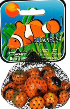 Clownfish knikkers (21 stuks)
