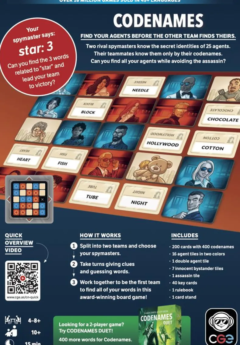 Codenames - Engelse versie (2025)